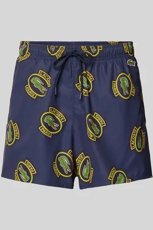 Lacoste Shorts mit Allover-Muster in , Größe S