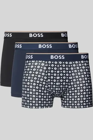 HUGO BOSS Trunks mit elastischem Logo-Bund im 3er-Pack in , Größe S