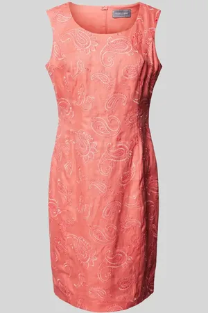 White Label Knielanges Etuikleid mit Paisley-Muster in , Größe 52