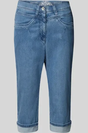 Brax Slim Fit Caprijeans mit Eingrifftaschen Modell 