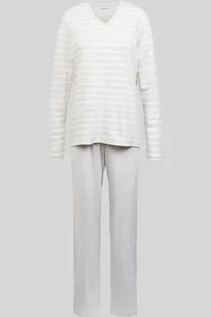 Schiesser Pyjama mit Streifenmuster in , Größe 38