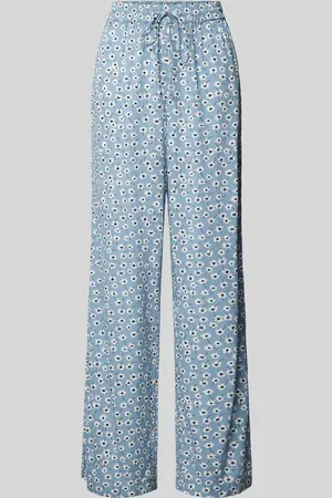 Pieces® Stoffhose mit floralem Muster Modell 