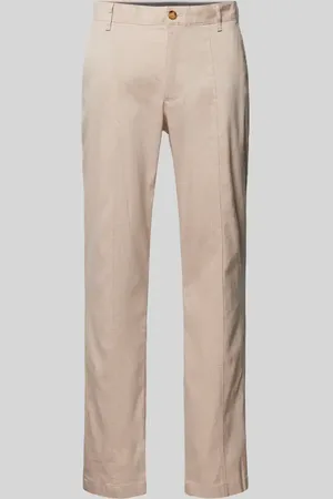 Michael Kors Leinenhose mit Teilungsnähten in , Größe 34