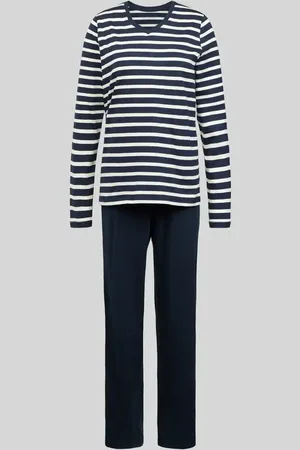 Schiesser Pyjama mit Streifenmuster in , Größe 38