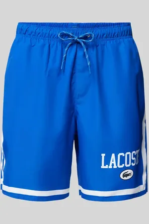 Lacoste Shorts mit Label-Print in , Größe S