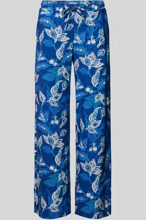 Brax Flared Stoffhose mit Paisley-Muster Modell 