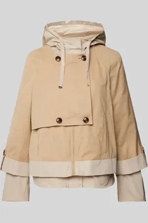 Stefanel Jacke in Two-Tone-Machart mit Kapuze in , Größe 44