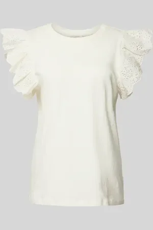 Freequent T-Shirt in unifarbenem Design Modell 