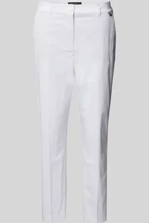 Marc Cain Regular Fit Stoffhose mit Bügelfalten in , Größe 40