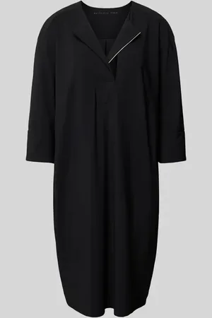 raffaello rossi Knielanges Kleid mit V-Ausschnitt Modell 