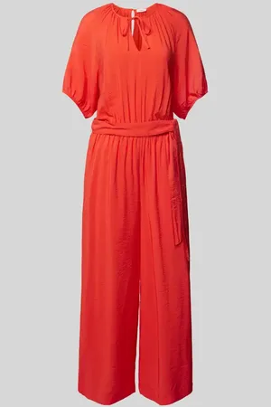 QS by s.Oliver Jumpsuit mit Bindegürtel in , Größe 36