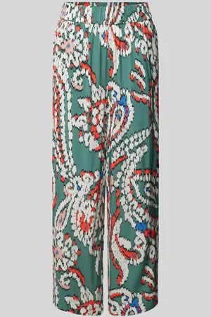 QS by s.Oliver Regular Fit Stoffhose mit verkürztem Schnitt in , Größe 34