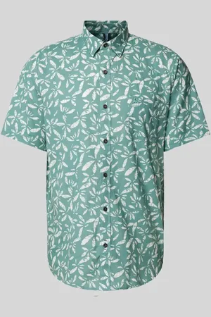 Lerros Slim Fit Freizeithemd mit Allover-Print in , Größe XL