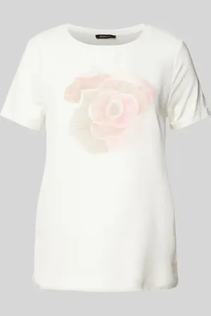 More & More Double Layer Shirt mit floralem Print in , Größe 40