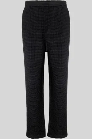 Rotholz Relaxed Fit Stoffhose mit Strukturmuster in , Größe 42