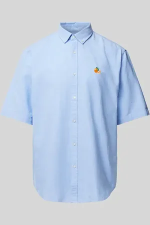 McNeal Relaxed Fit Freizeithemd mit Motiv-Stitching in , Größe S