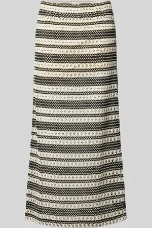 Object Maxi-Strickrock mit Streifenmuster Modell 