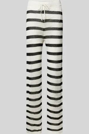 Frieda & Freddies Stoffhose mit Lochmuster in , Größe M