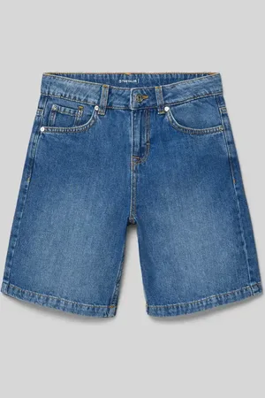TOM TAILOR Regular Fit Jeansshorts im 5-Pocket-Design in , Größe 158