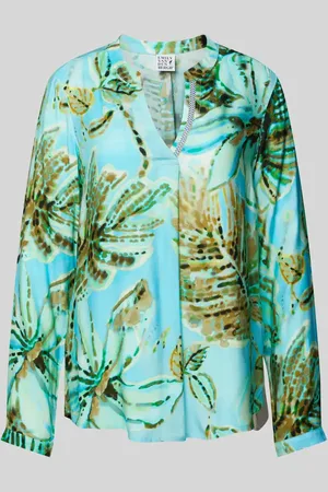 Emily van den Bergh Bluse mit Allover-Muster in , Größe 36