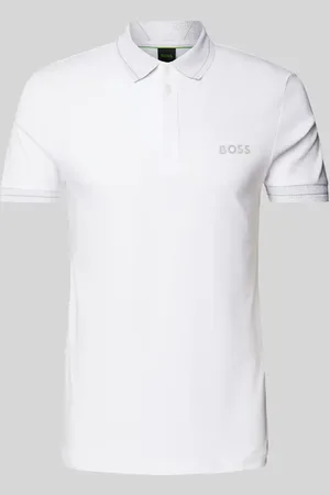 HUGO BOSS Poloshirt mit Label-Print Modell 