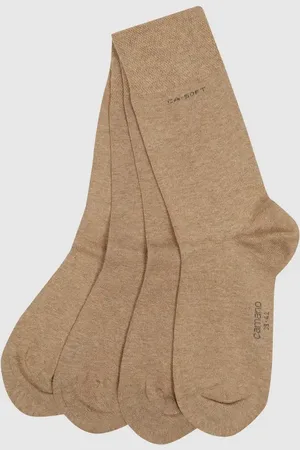 Camano Socken im unifarbenen Design im 4er-Pack in , Größe 39-42