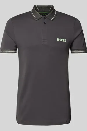 HUGO BOSS Poloshirt mit Label-Print Modell 