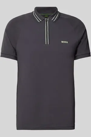 HUGO BOSS Poloshirt mit Label-Print Modell 
