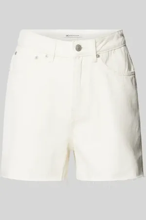 TOM TAILOR Mom Fit Jeansshorts im 5-Pocket-Design in , Größe XS