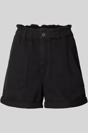 TOM TAILOR Loose Fit Jeansshorts mit elastischem Bund in , Größe XS