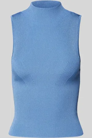 Stefanel Tanktop mit Stehkragen in , Größe L