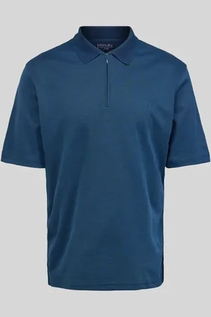 Christian Berg Regular Fit Poloshirt mit Logo-Stitching in , Größe M