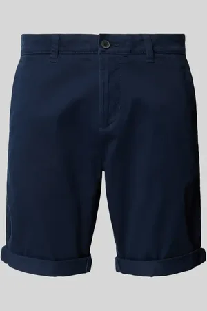 TOM TAILOR Slim Fit Chino-Shorts in unifarbenem Design in , Größe M