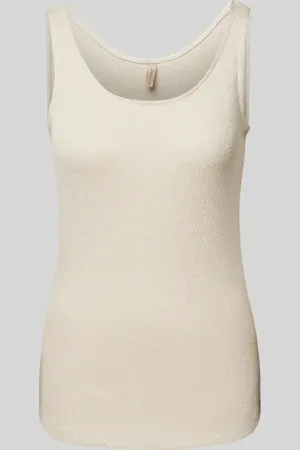 soyaconcept Tanktop mit Strukturmuster Modell 