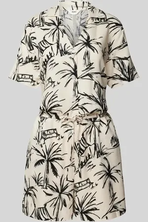 Object Jumpsuit mit Leinen-Anteil Modell 