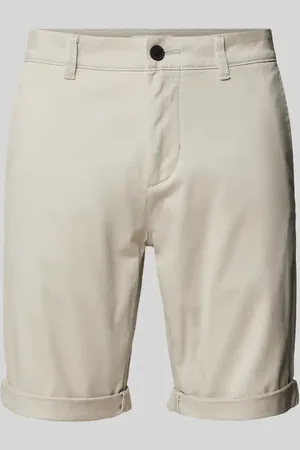 TOM TAILOR Slim Fit Chino-Shorts in unifarbenem Design in , Größe XL