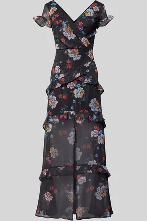 Sistaglam Abendkleid mit floralem Print in , Größe 34