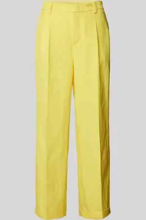 Oui Stoffhose mit Bundfalten in , Größe 38
