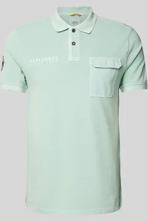 Camel Active Poloshirt mit Label-Stitching in , Größe XL