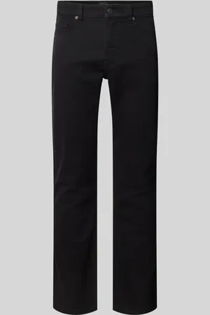 HUGO BOSS Slim Fit Jeans mit Label-Detail Modell 