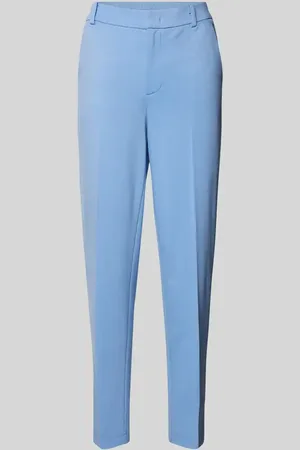 Oui Tapered Fit Stoffhose mit Bügelfalten in , Größe 40