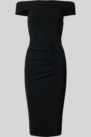 Sistaglam Knielanges Cocktailkleid mit Raffungen in , Größe 42