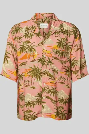 GANT Regular Fit Freizeithemd mit Allover-Muster in , Größe L