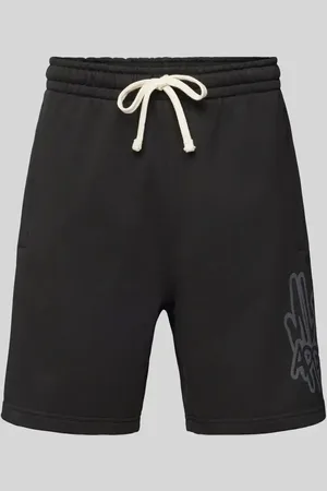 Multiply Apparel Sweatshorts mit Label-Print in , Größe S