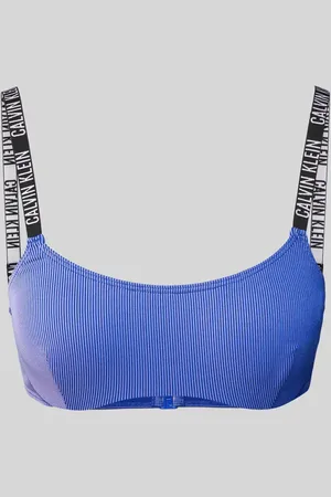 Calvin Klein Bikini-Oberteil mit breiten Label-Trägern in , Größe S