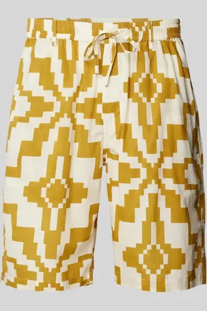 Thinking Mu Shorts mit Allover-Muster in , Größe M