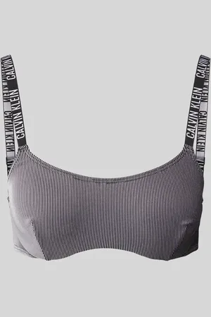 Calvin Klein Bikini-Oberteil mit breiten Label-Trägern in , Größe S