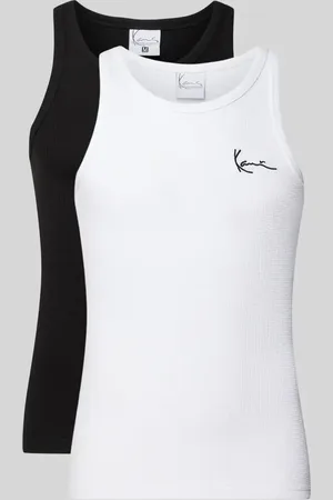 Karl Kani Tanktop mit Label-Stitching im 2er-Pack in , Größe XS