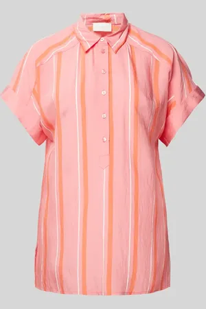 Milano Bluse aus Viskose-Mix mit Streifenmuster in , Größe 34