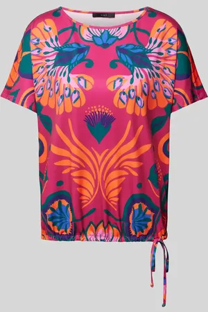 Oui Blusenshirt mit Allover-Muster in , Größe 34